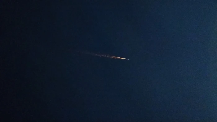 Un detrito spaziale cinese illumina il cielo della California
