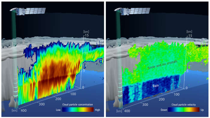 Prima immagine da EarthCare, il satellite delle nuvole