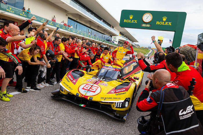 Wec: ad Austin vince la Ferrari gialla di AF Corse