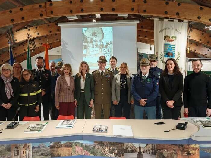 Biella, presentato calendario storico alpini in attesa adunata