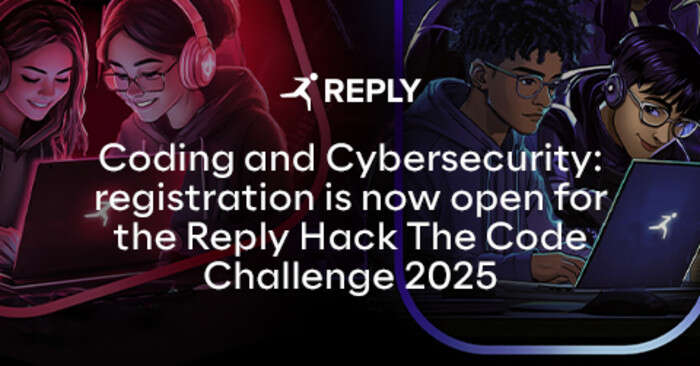 REPLY: Coding e cybersecurity, aperte le iscrizioni alla Reply Hack the Code Challenge 2025