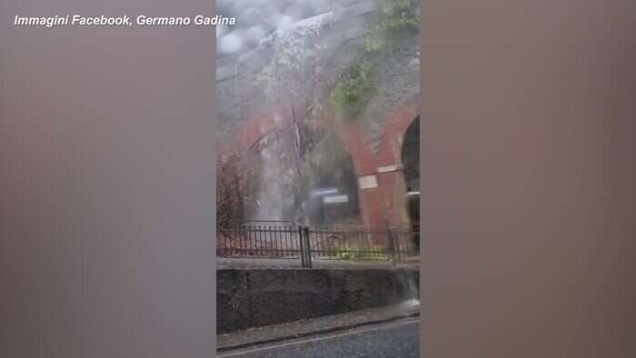 Maltempo in Liguria, tratto dell'Aurelia chiuso per frana: strada inagibile