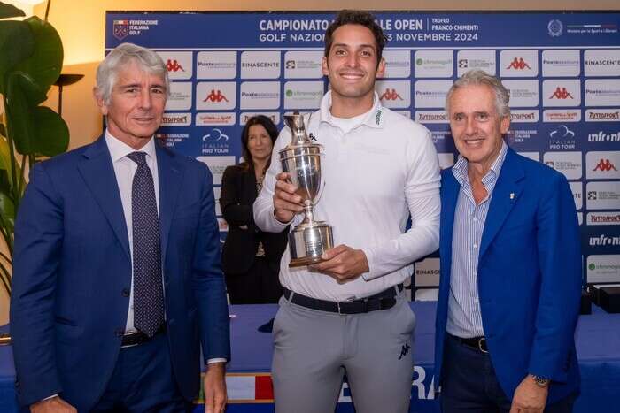 Golf: Michele Ortolani vince il Campionato Nazionale Open