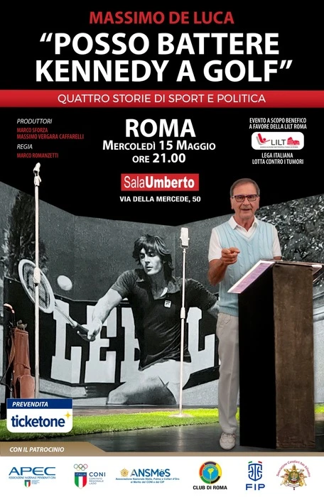 Fidel, Kennedy e il golf: la piece teatral sportiva di De Luca