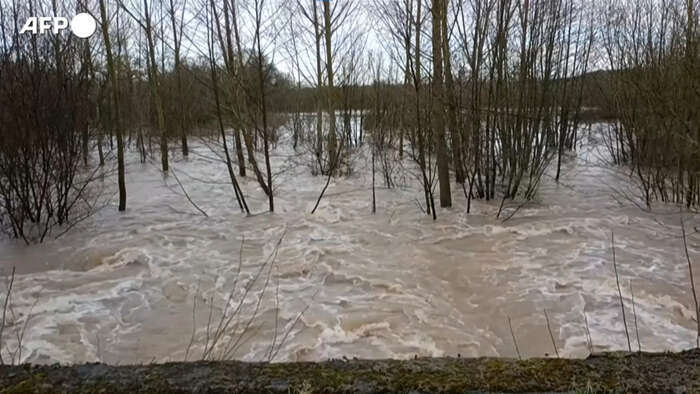 Francia, inondazioni dopo il passaggio della tempesta Herminia