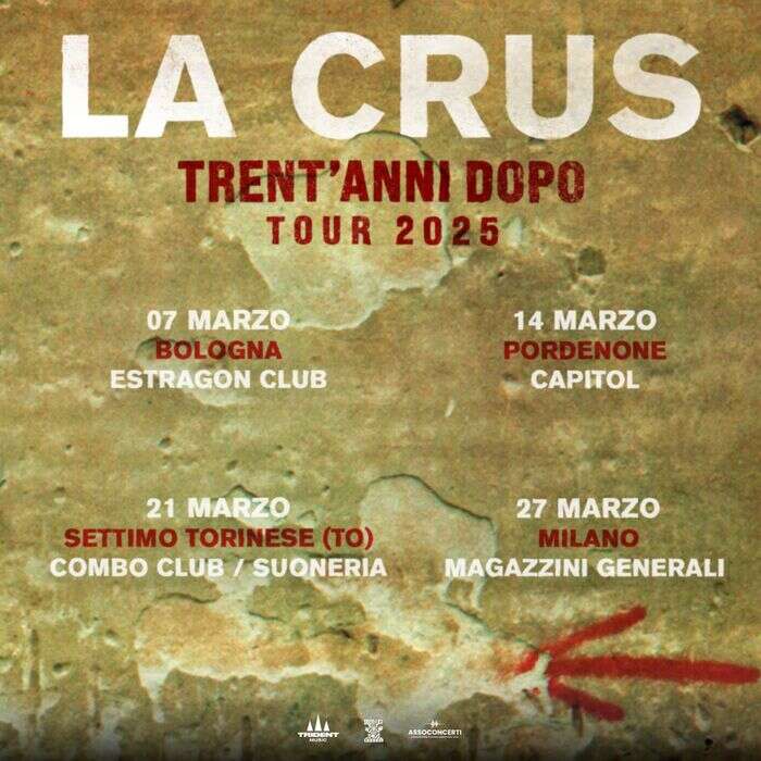 La Crus in tour per festeggiare i 30 anni del primo album