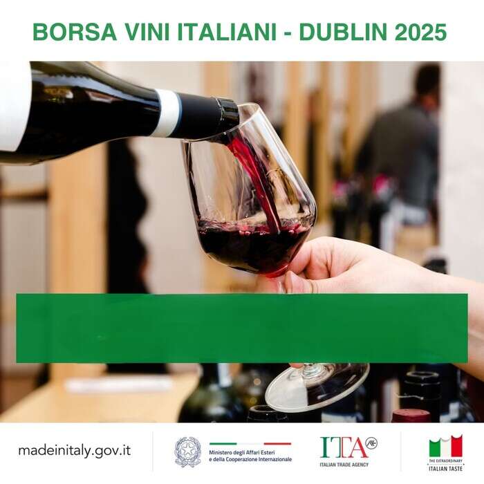 A Dublino la Borsa dei vini italiani 2025 con 33 aziende