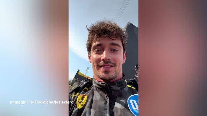 F1, Monza: Leclerc festeggia la vittoria con i tifosi in delirio