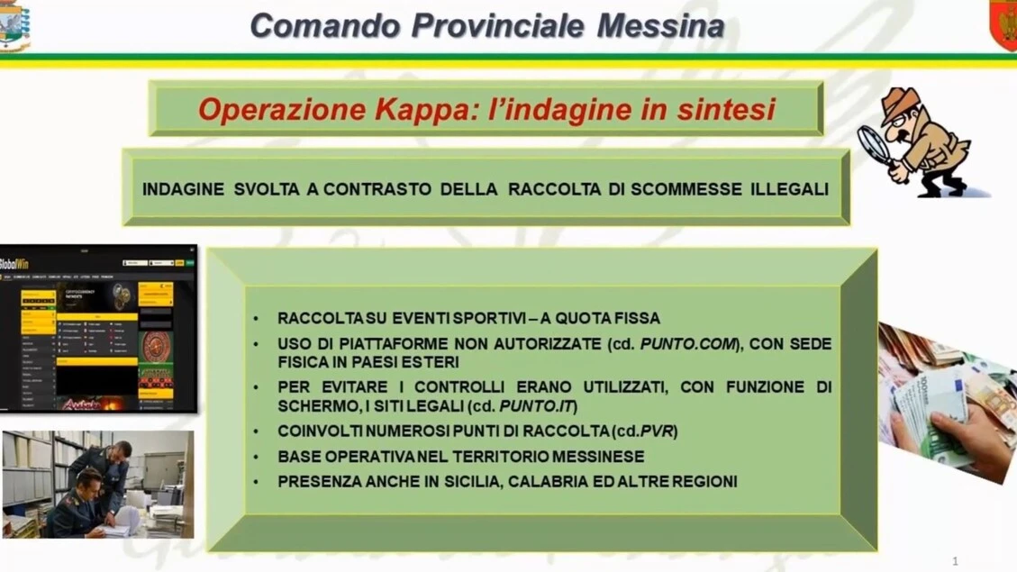 Raccolta scommesse clandestine e riciclaggio, 22 arresti