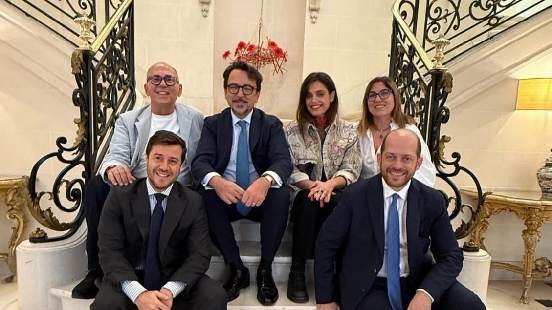 Amb.Lucentini con gli autori della Settimana del Cinema Italiano
