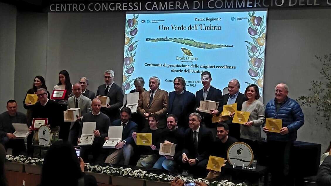 Premio 'Oro Verde dell'Umbria', assegnati i riconoscimenti