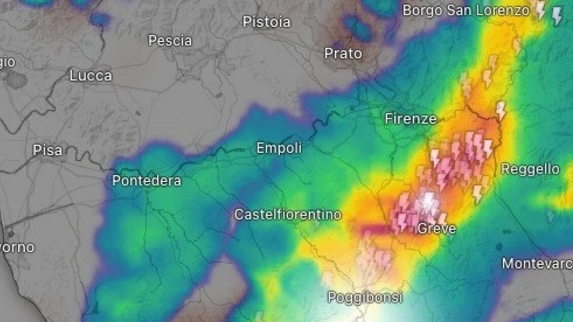 Maltempo, Giani 'nubifragio in Alta Val di Cecina'