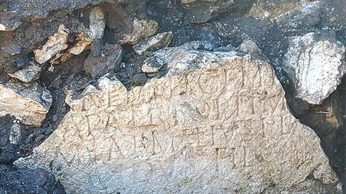 A Savona scoperta un'epigrafe d'età imperiale romana