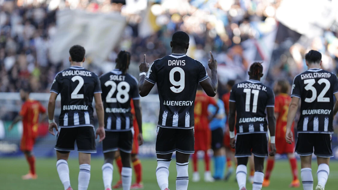 Calcio: Udinese, testa all'Atalanta con il dubbio Davis