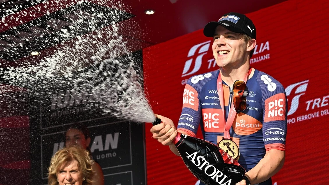 Giro: Van Uden, 'si è avverato un sogno che avevo da bambino'