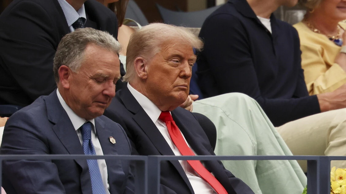 Buu per Trump agli Us Open, tanti vip in tribuna