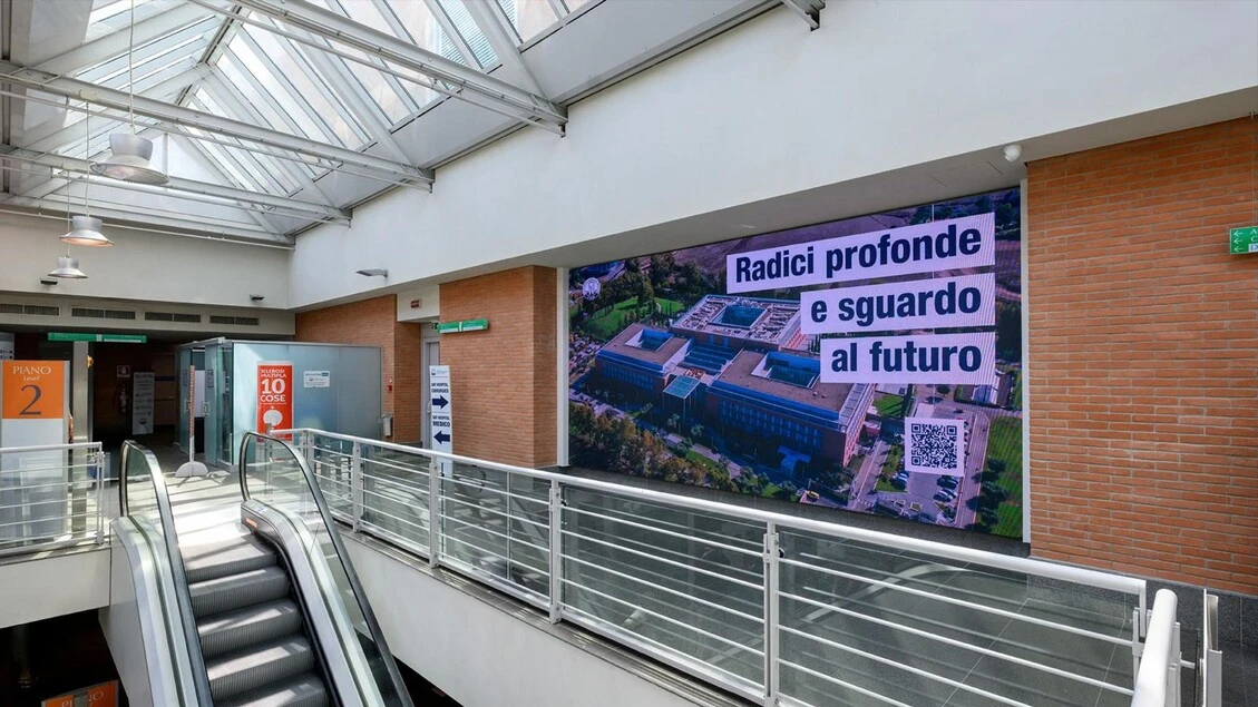 Al Campus Bio-Medico schermi per informare pazienti e medici