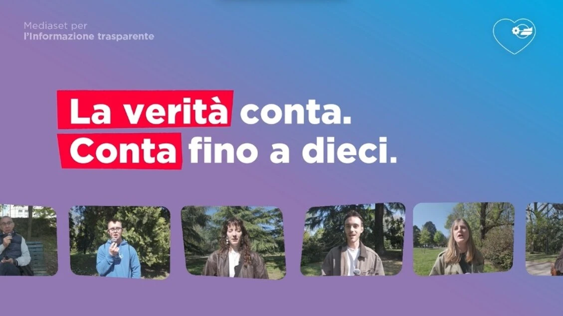 'La verità conta', nuova campagna Mediaset contro le fake news