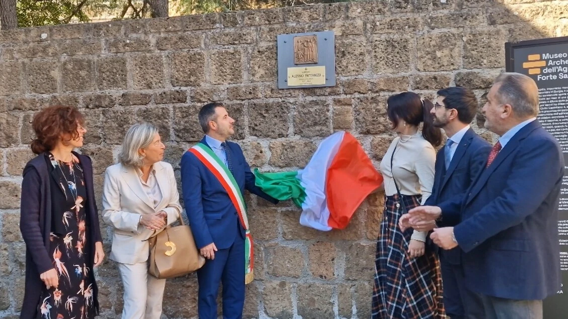 Civita Castellana nel Viterbese ricorda Alessio Paternesi