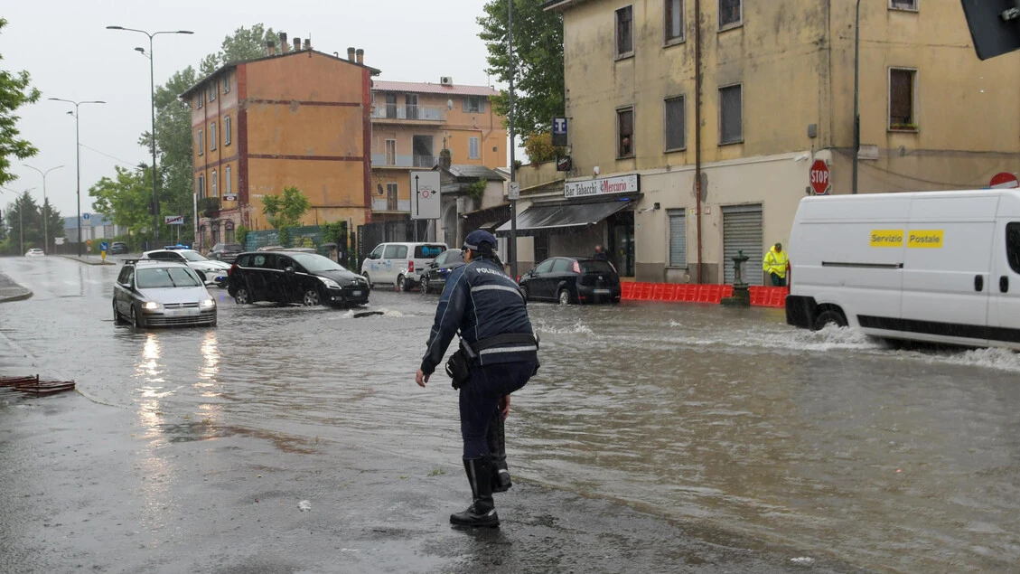 Forti temporali in Lombardia, attivata la vasca del Seveso