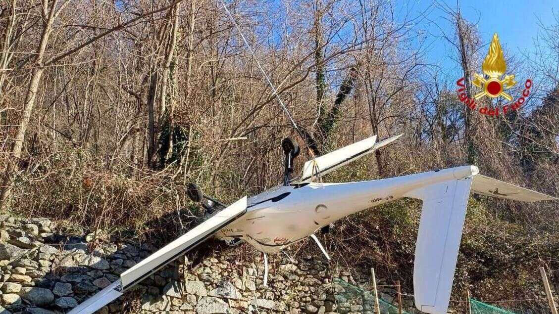 Aliante cade nei boschi in Valtellina, feriti marito e moglie