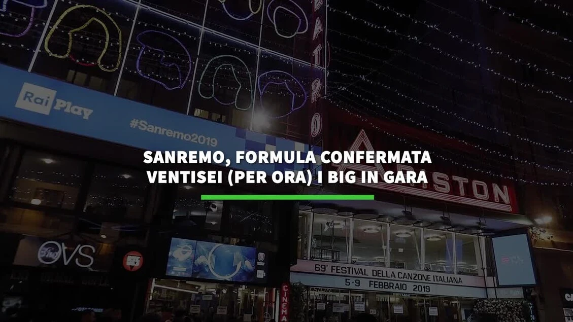 Sanremo, formula confermata. Ventisei (per ora) i big in gara