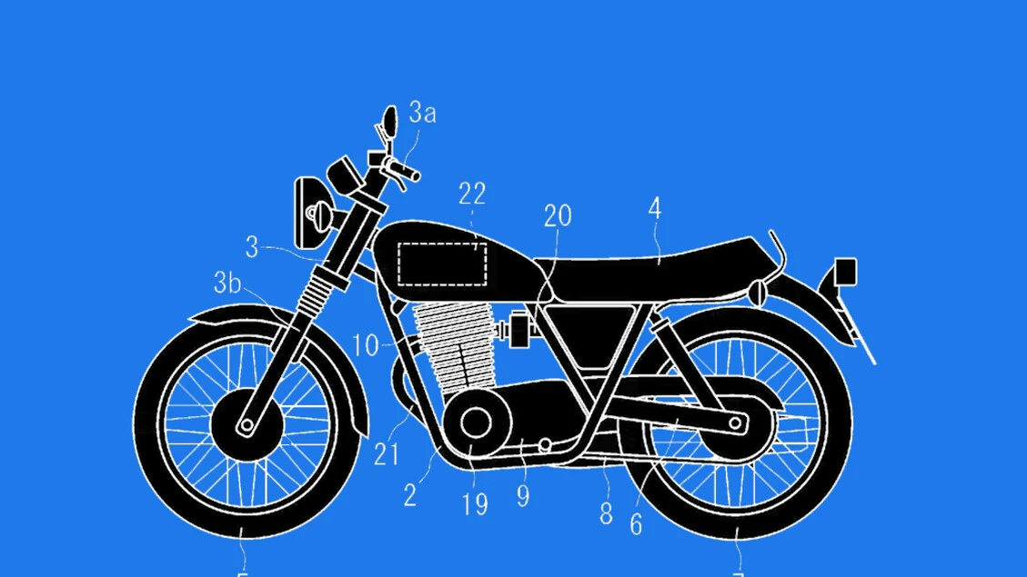 Yamaha brevetta una moto con motore 4 tempi che è elettrica