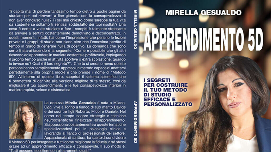 Mirella Gesualdo lancia il Bestseller “Apprendimento 5D”