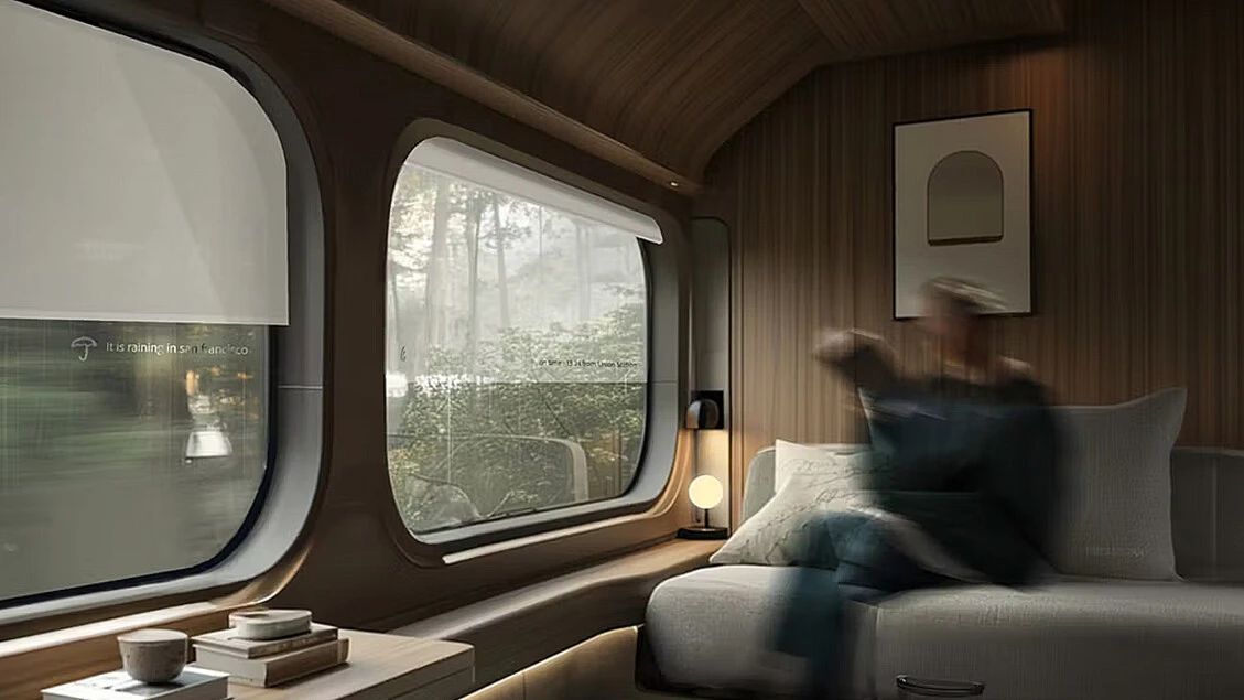 Bmw Designworks firma i treni per viaggi notturni di lusso