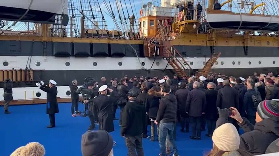 Vespucci a Trieste, al via il Tour mediterraneo