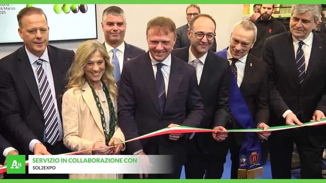 VeronaFiere, inaugurata Sol2Expo: l'olio si 