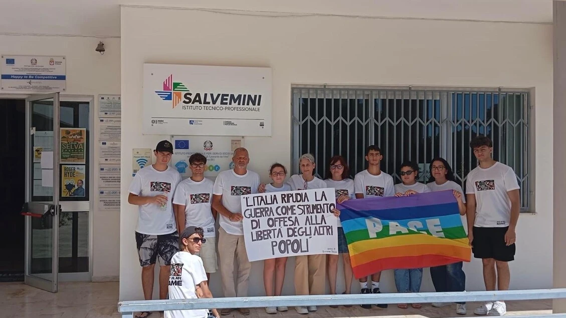 Flash mob dopo la maturità per la Palestina, 'basta stragi'