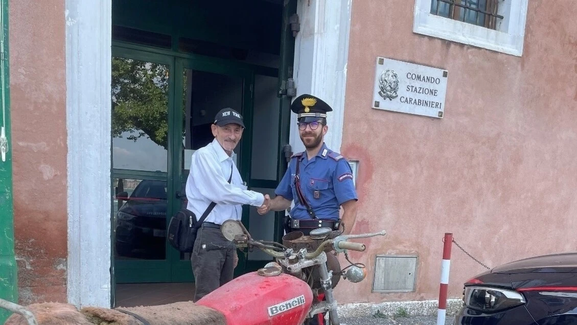 Moto rubata 36 anni fa e sequestrata, ridata al proprietario