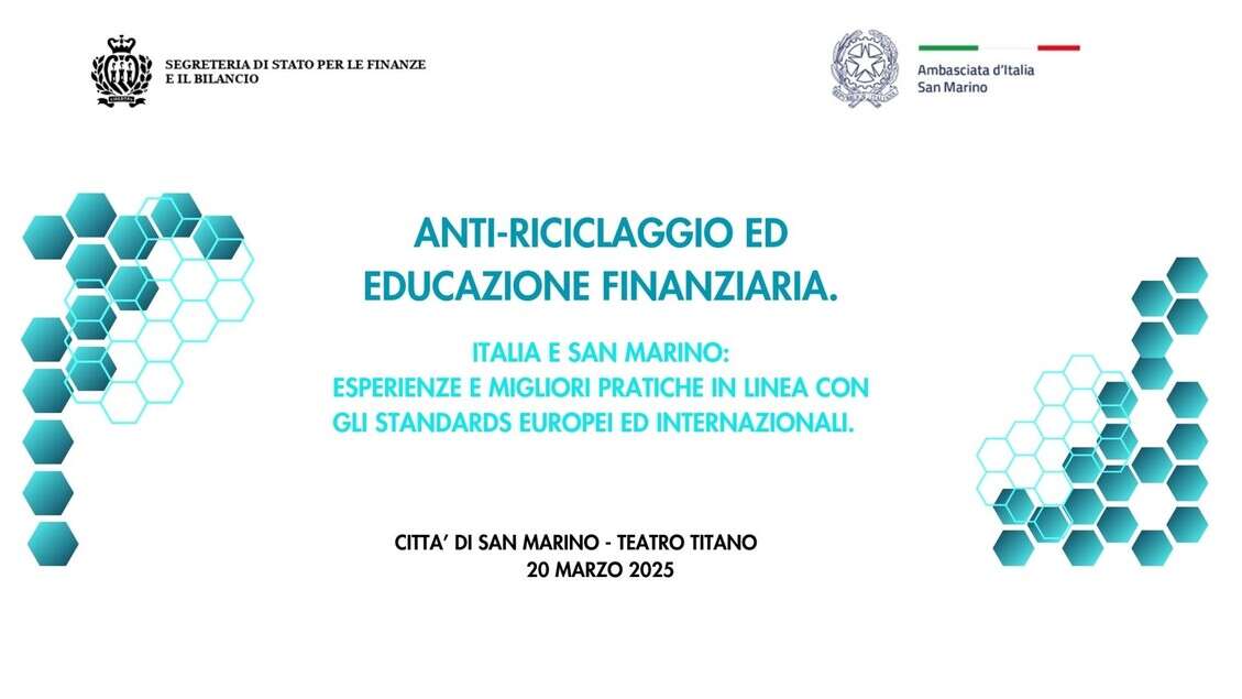 A San Marino convegno bilaterale su anti-riciclaggio