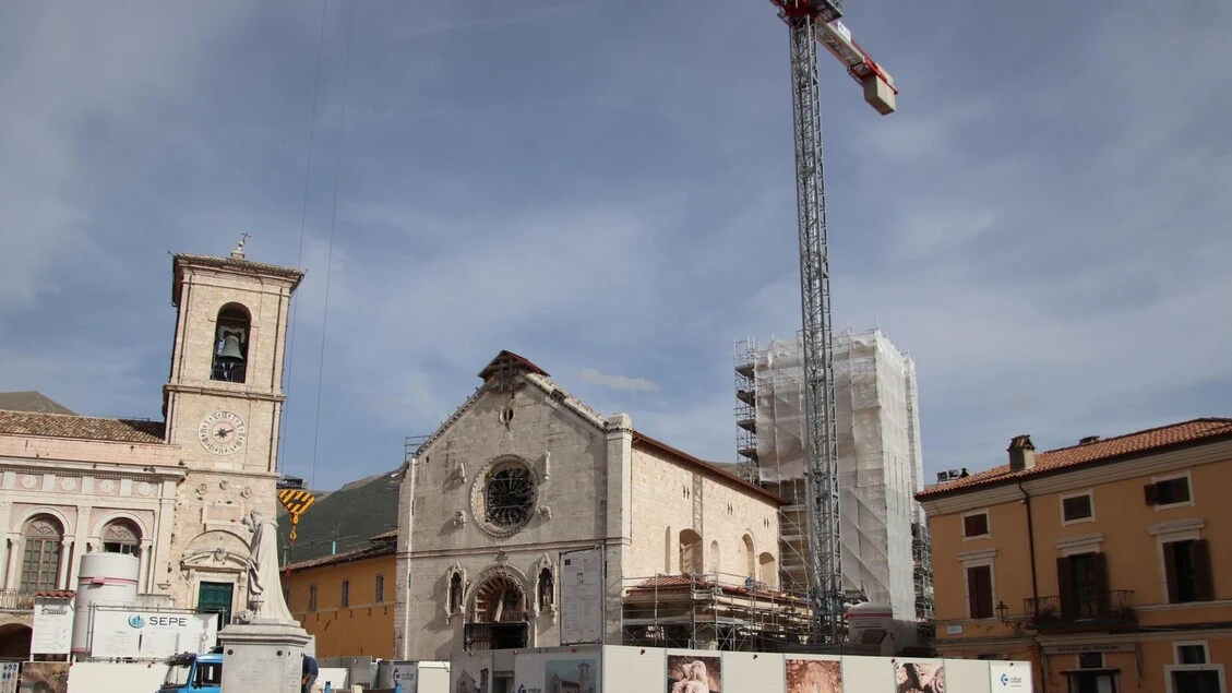 A nove anni dal terremoto riapre la Basilica di Norcia