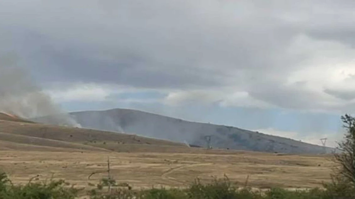 Incendio in Abruzzo tra Pescina e Collarmele, pompieri in azione