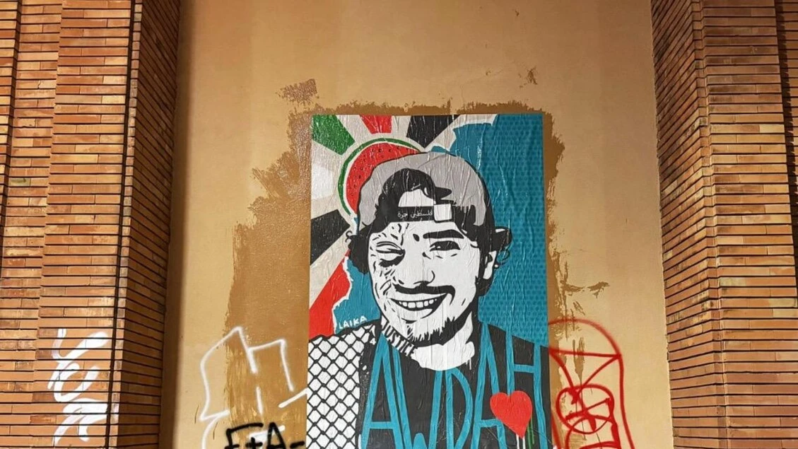 L'omaggio di Laika per Awdah, simbolo resistenza palestinese