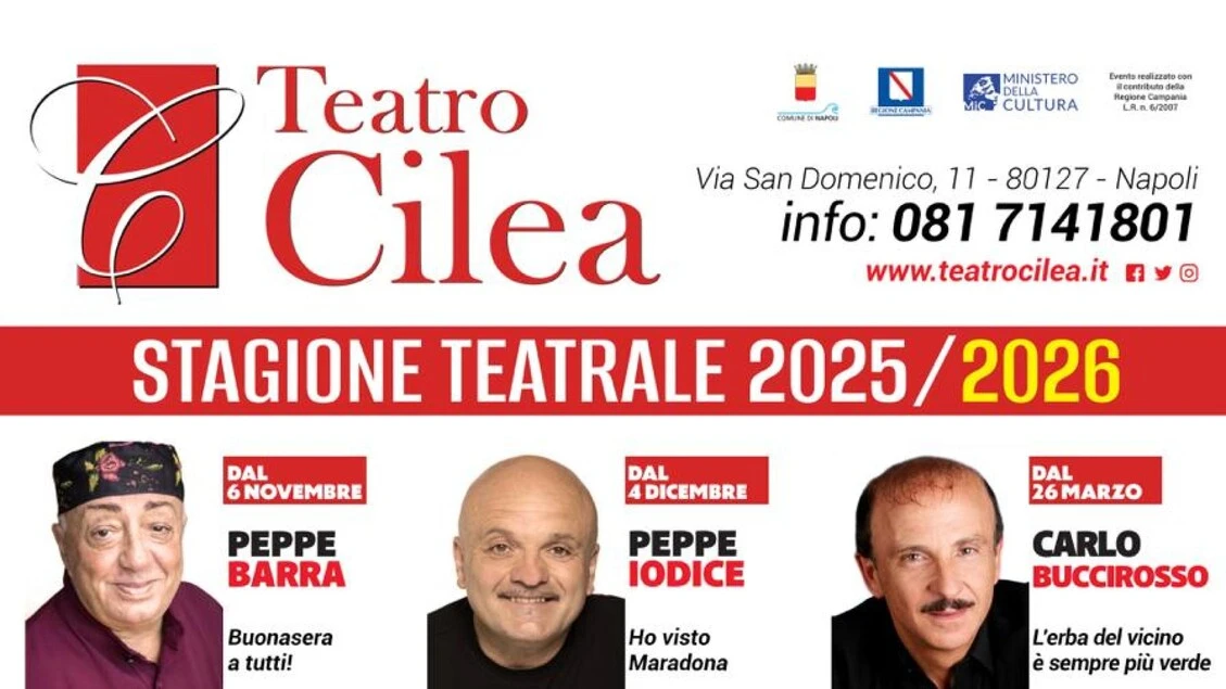 Commedia e impegno civile, al Cilea di Napoli 11 appuntamenti