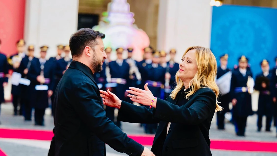 Meloni mercoledì 15 aprile riceve Zelensky a Roma