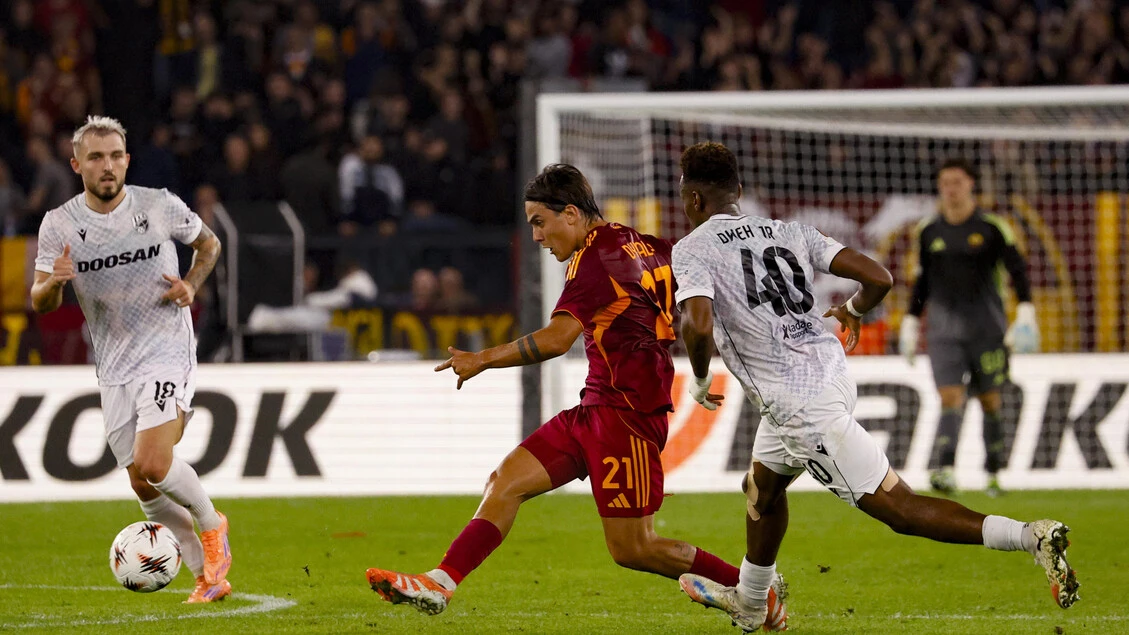 Europa League: Dybala non basta con il Plzen, altro ko della Roma CRONACA e FOTO