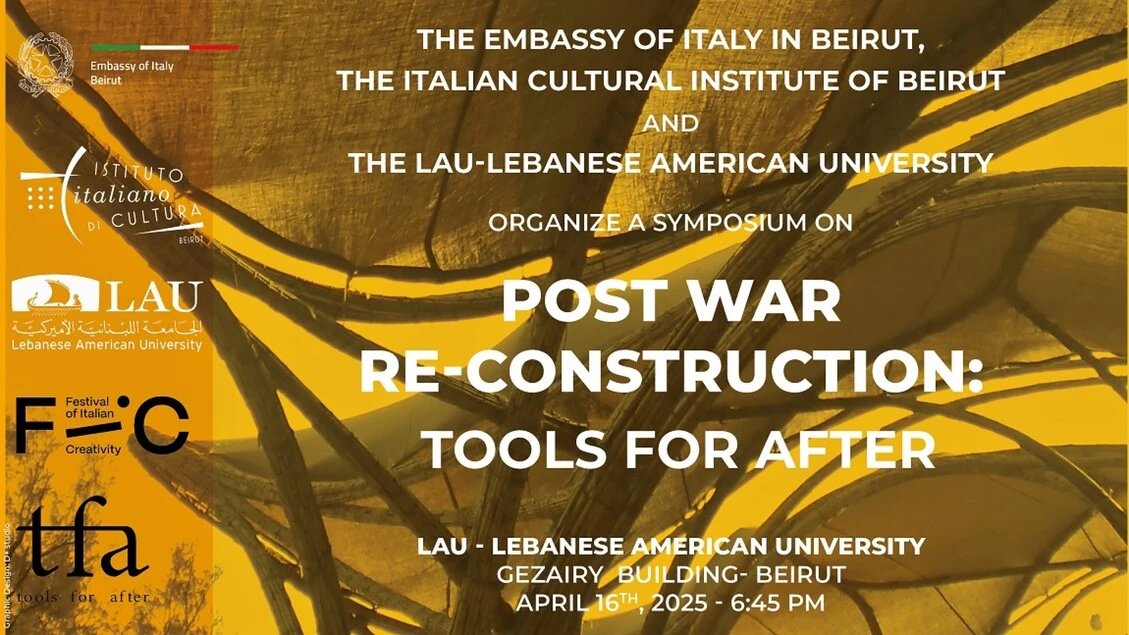Seminario e mostra sulla ricostruzione post bellica in Libano