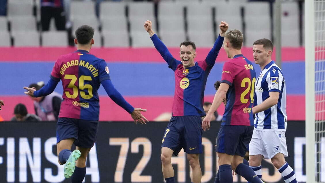 LaLiga: poker di gol del Barcellona, che torna primo