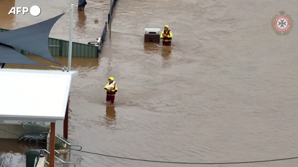 Maltempo in Australia, inondate le aree per l'allevamento nel Queensland