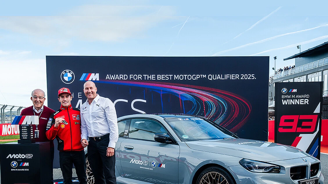 Marc Márquez vince la M2 CS premio del Bmw M Award in MotoGP