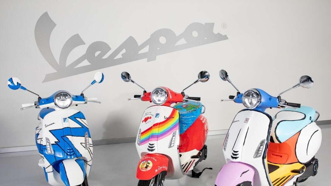 Una speciale Vespa all'asta per i Giochi Mondiali Invernali