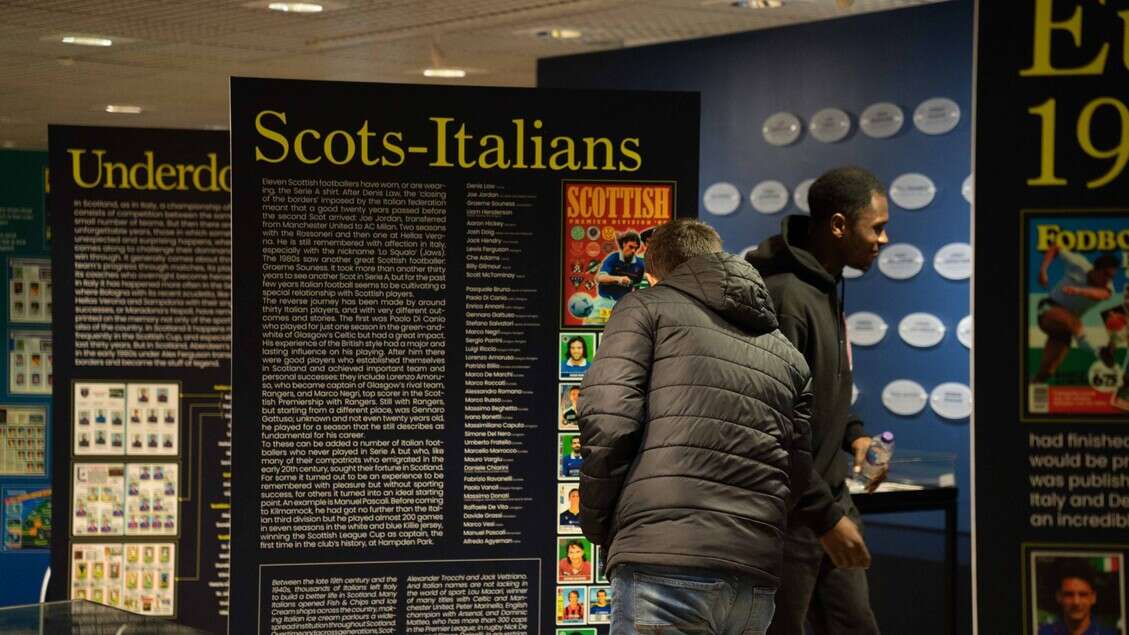 A Edimburgo mostra sulle culture calcistiche italiana e scozzese