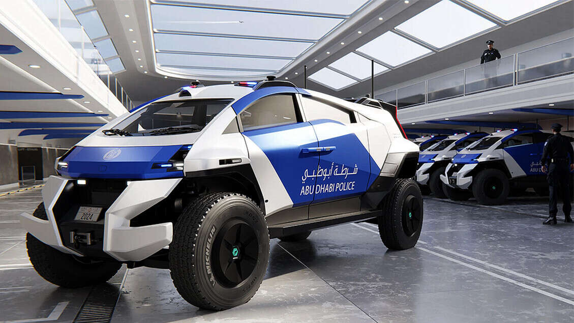 A Polizia Abu Dhabi Eneron Magnum MK1 il blindato del futuro