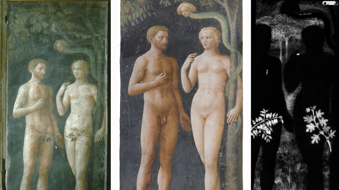 Disegni fantasma nella Cappella Brancacci a Firenze