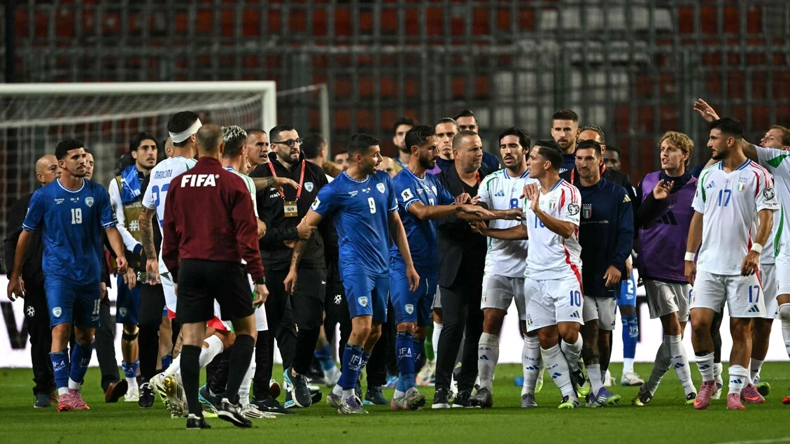 Tensione dopo match con l'Italia, i giocatori di Israele: 'noi insultati'