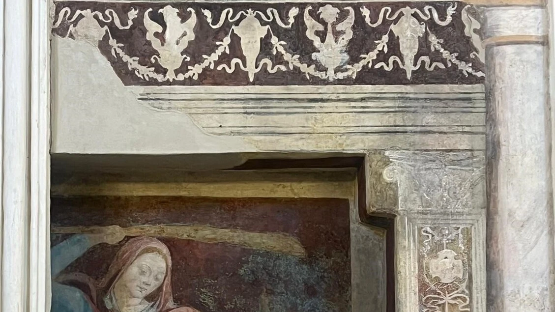 Scoperto affresco del 'misterioso' Maestro del tondo Lathrop